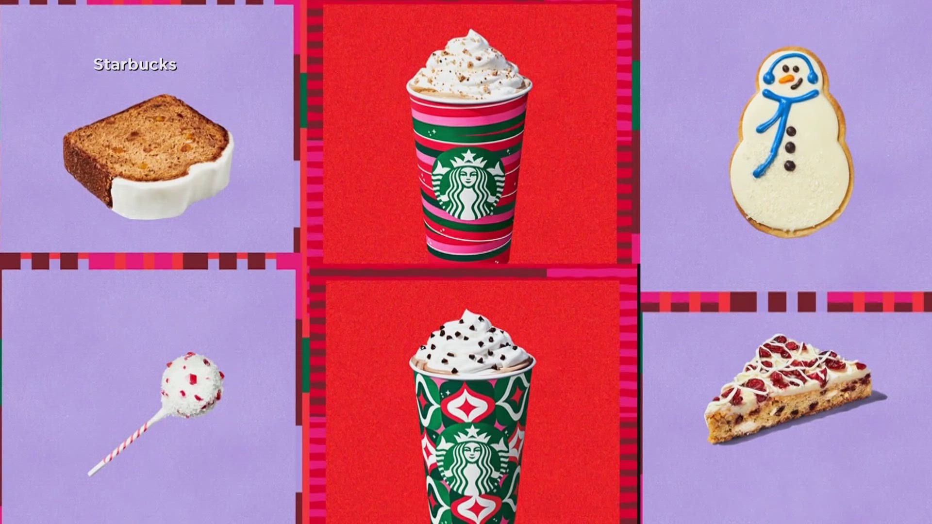 Starbucks debuts holiday cups, menu for 2023