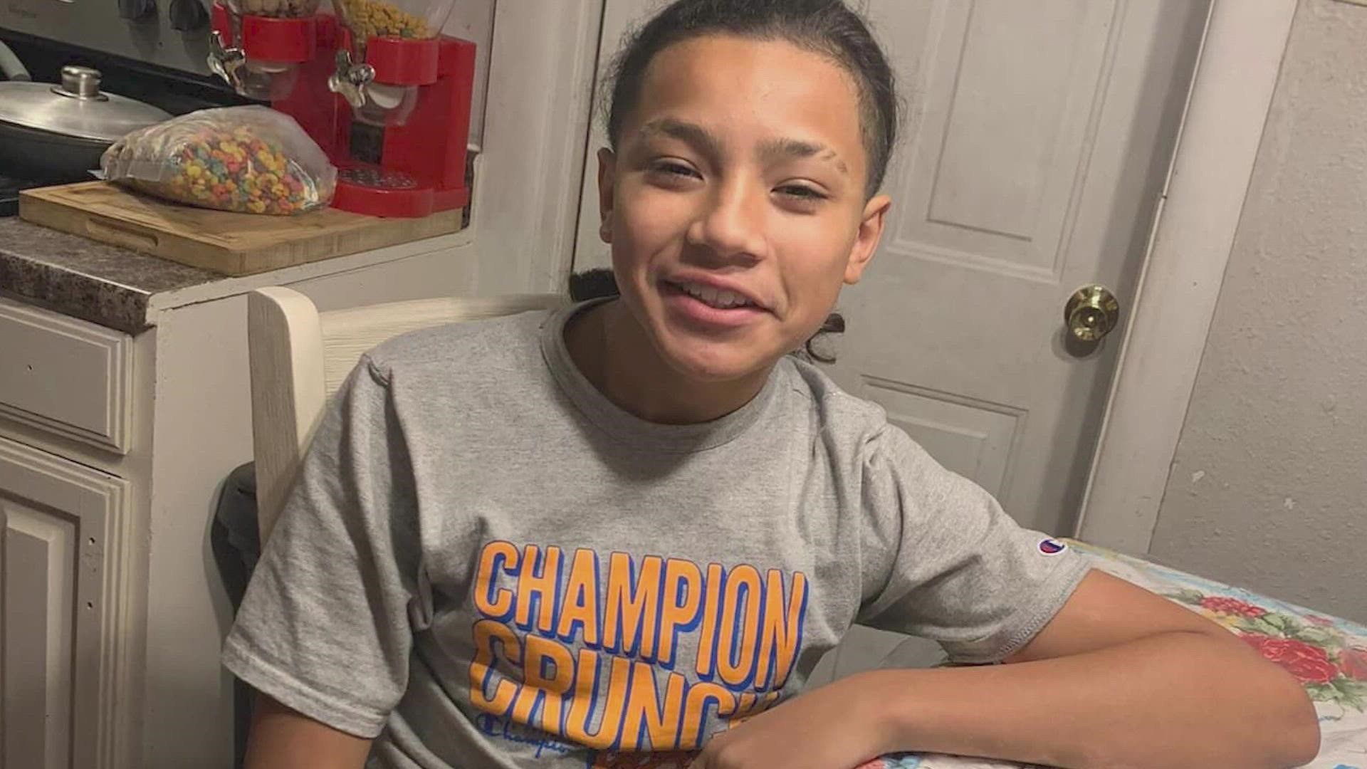 The mother has identified the boy as AJ Hernandez. Police said an officer opened fire after the boy backed a stolen vehicle into a police cruiser.