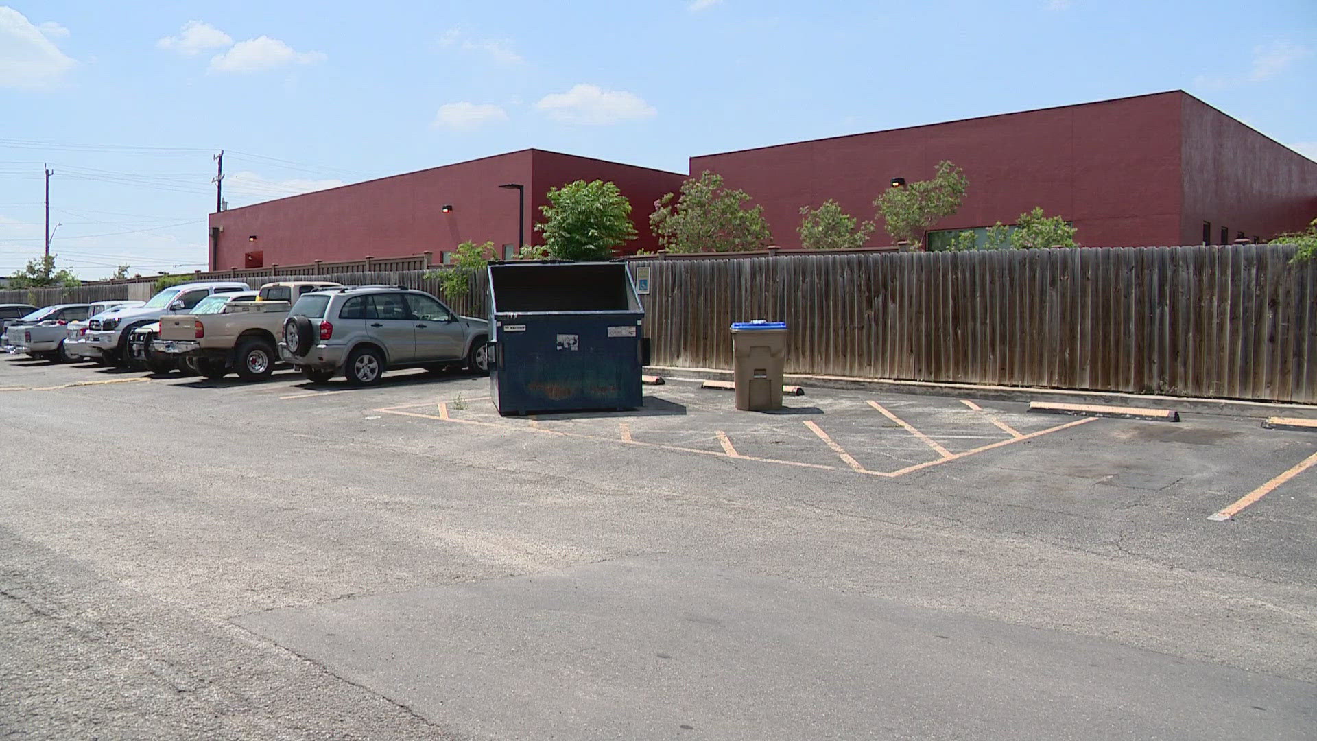 Authorities say a man who was dumpster diving at the Canlen West Apartments on West Avenue made the grisly discovery.