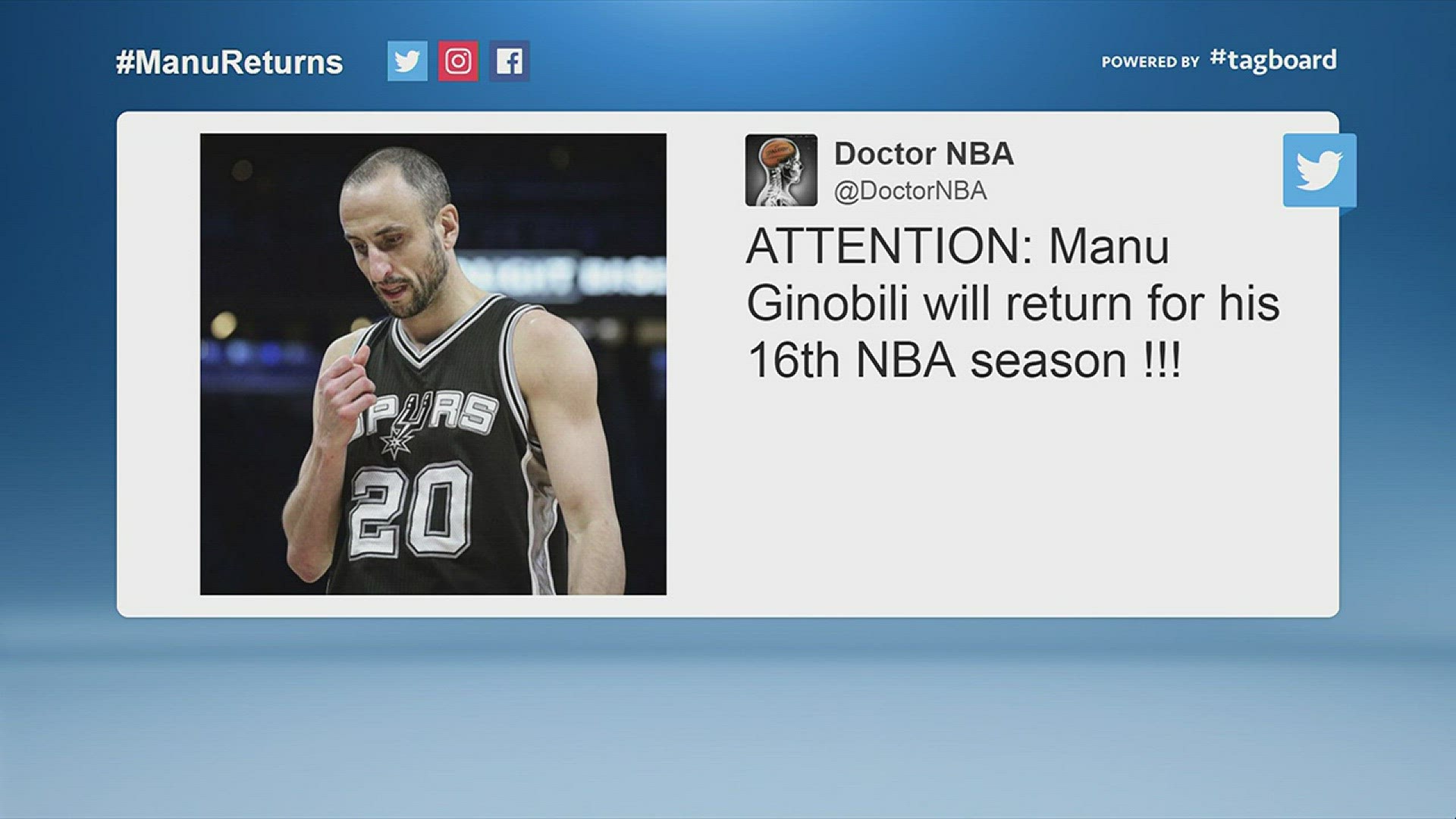 The internet is reacting to the news that Manu is in contract talks with the San Antonio Spurs.