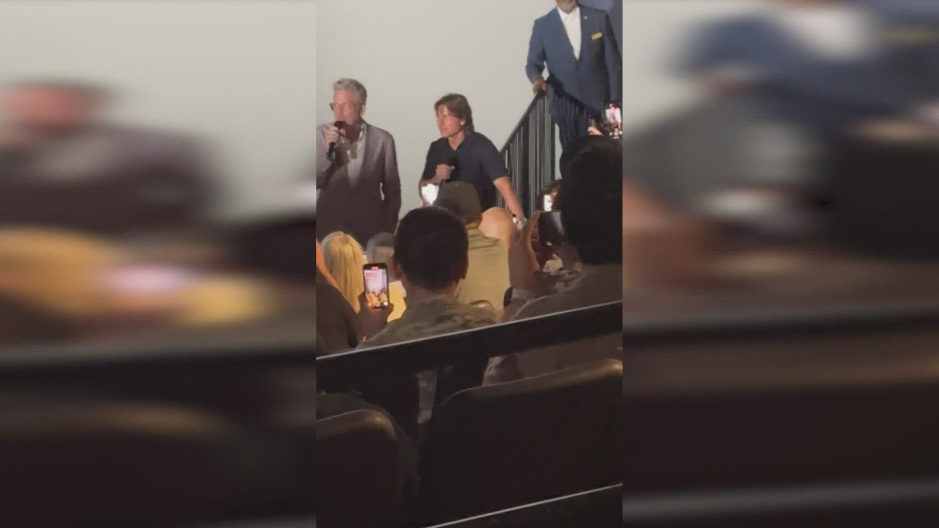 KENS 5's Jon Coker talks about his experience inside the exclusive screening with the A-lister.