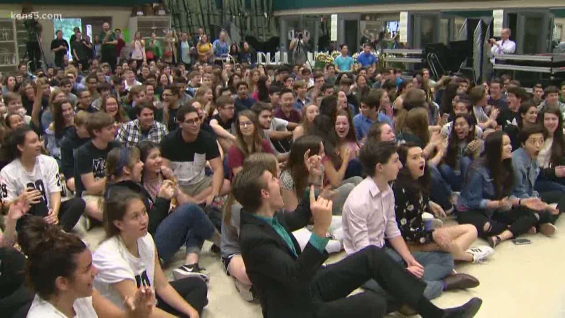 Many of the students were overcome with joy and some were moved to tears upon hearing the news that they would play in front of a national audience in New York City.