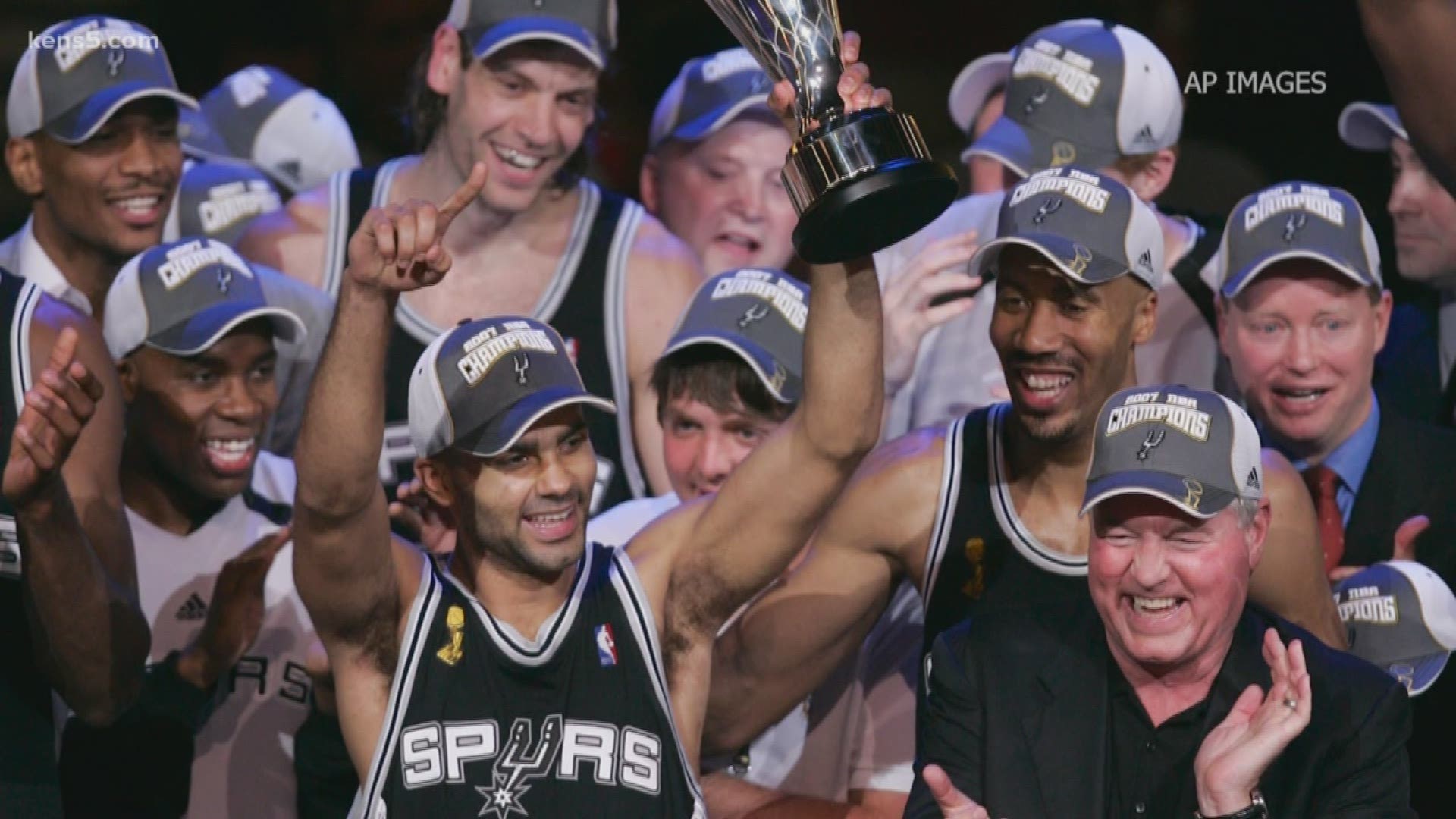 Tony Parker will sit right next to Manu and Timmy in the rafters of the AT&T Center and sports director Joe Reinagel met up with Tony before his big night.