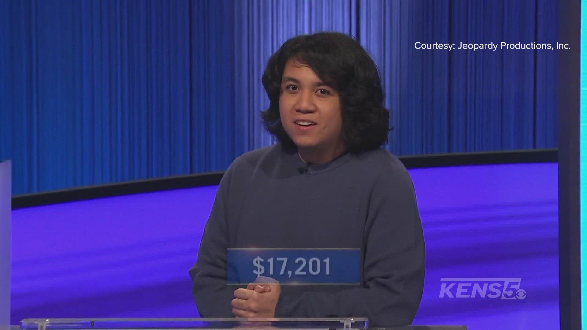 Joey Quismorio won after answering the "Final Jeopardy" question correctly.