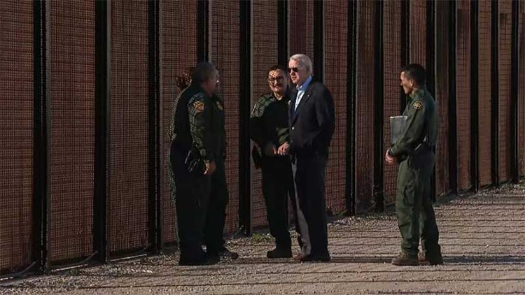 Biden visits border wall, inspects Bridge of the Americas port during trip to El Paso