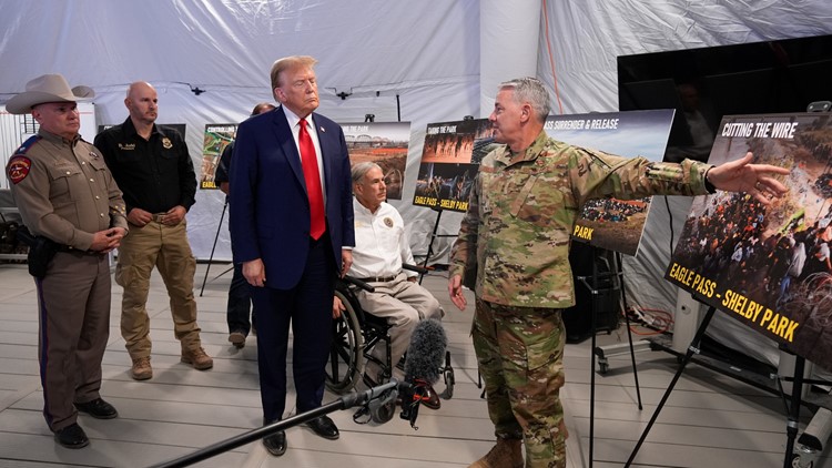 Biden and Trump hold dueling border visits in Texas | kvue.com