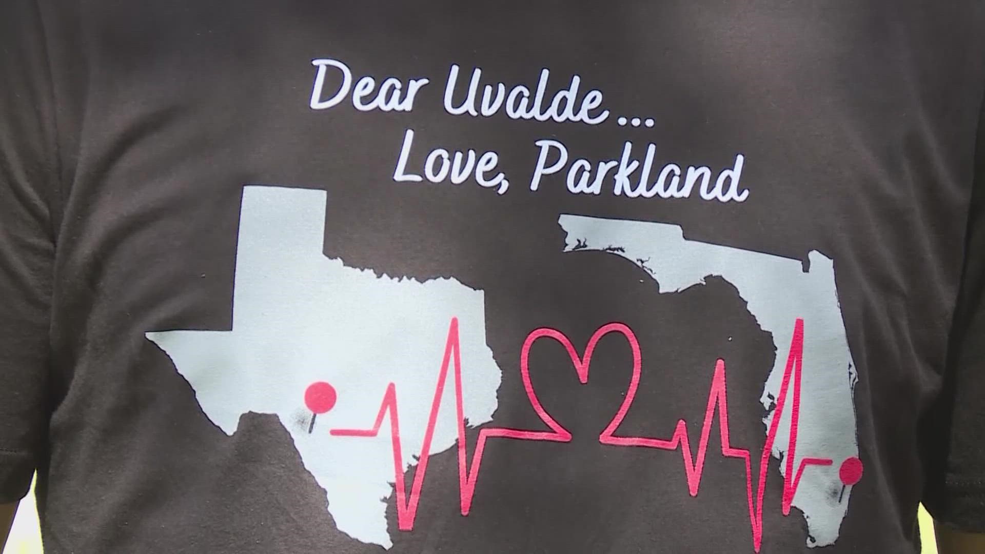 Motion Church in San Antonio partnered with a pastor from Parkland, Florida, to give out Life boxes in a drive-through in Uvalde.