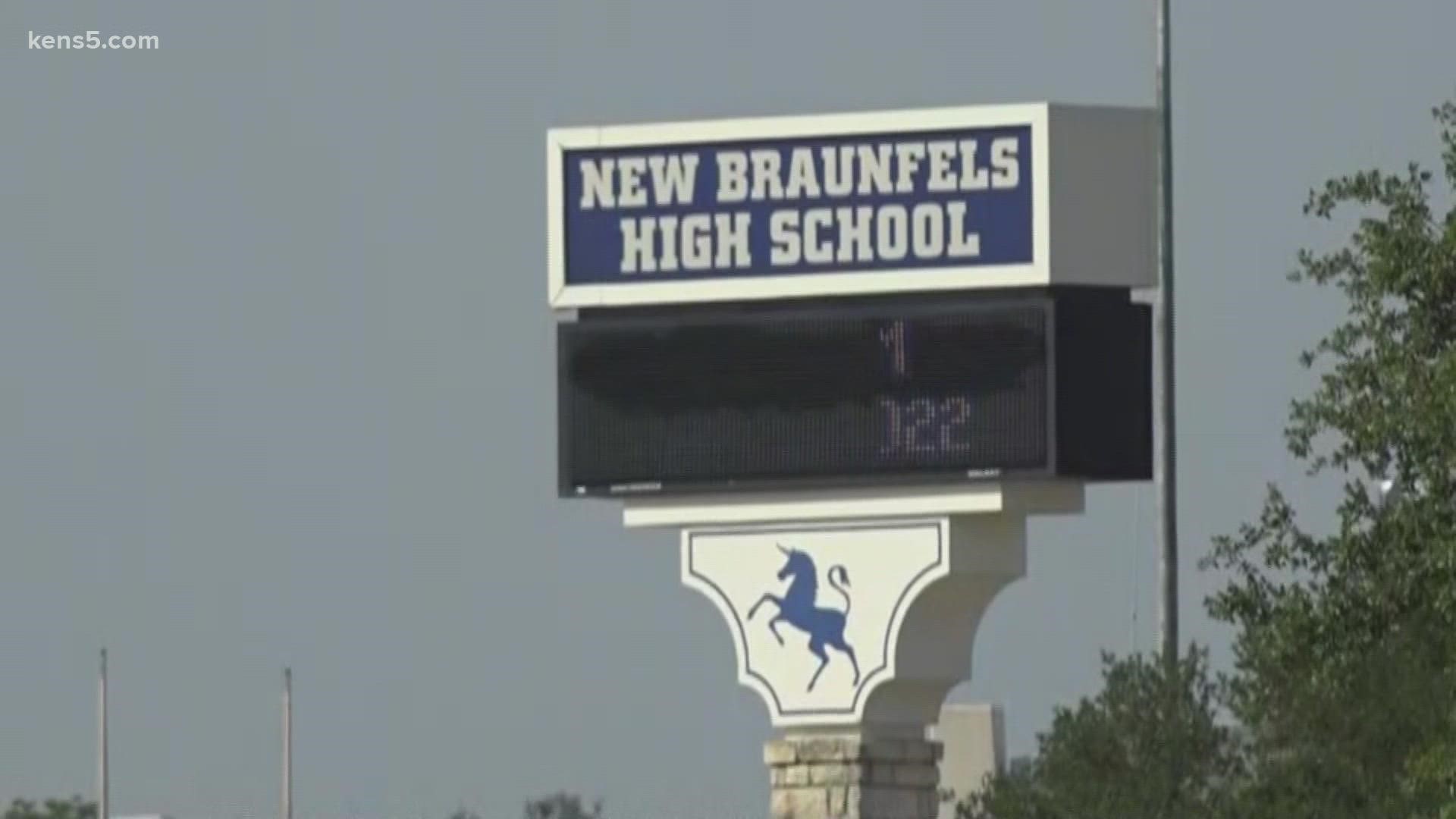 Police found dozens of people trespassing inside the high school after hours. They quickly scattered, but some were detained and identified.