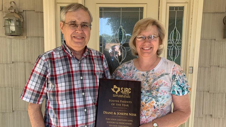 San Antonio couple recognized after fostering dozens of children
