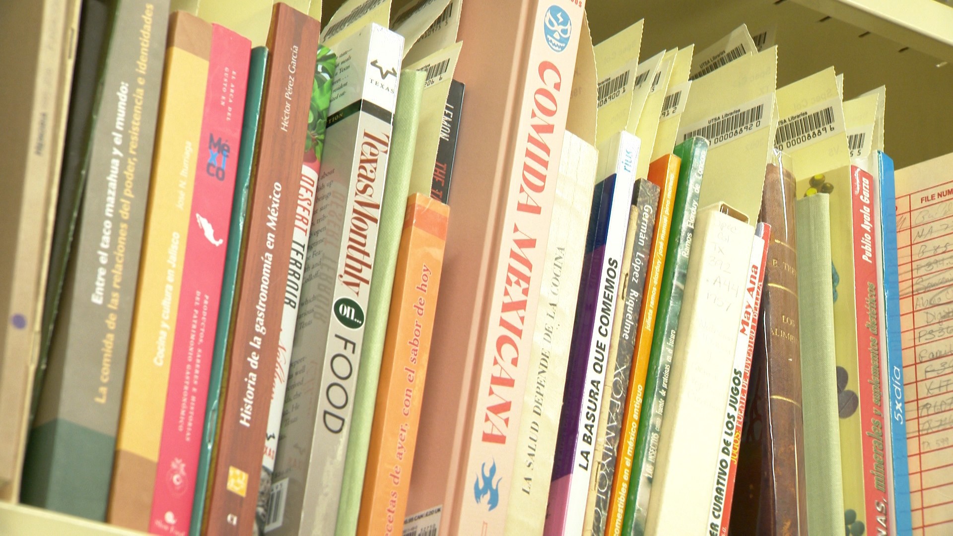 The largest Mexican cookbook collection in the nation can be found at the University of Texas at San Antonio.