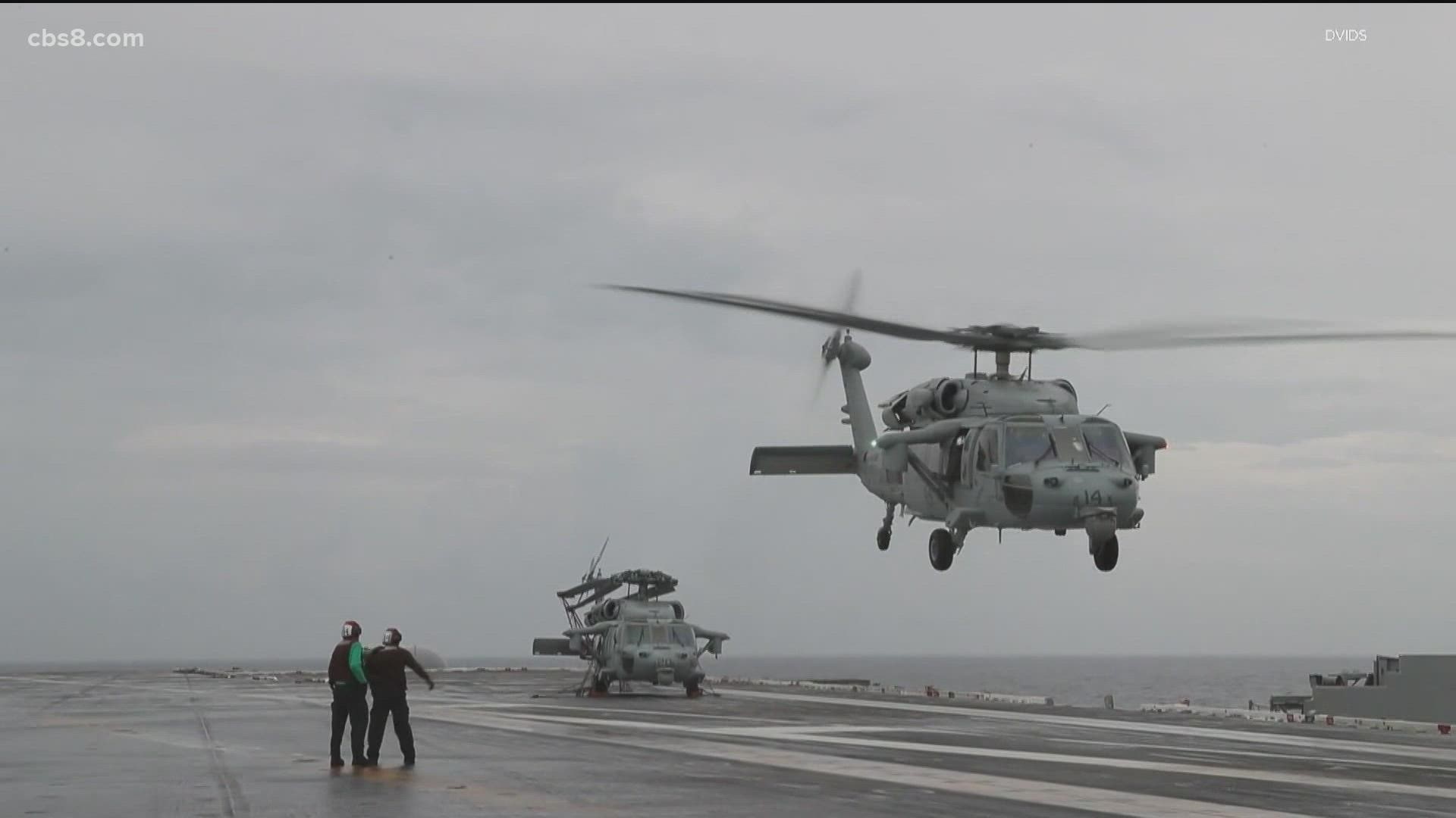 The Navy has shifted from search and rescue efforts to recovery operations on Saturday after more than 72 hours of searching 60 miles off the CA coast.