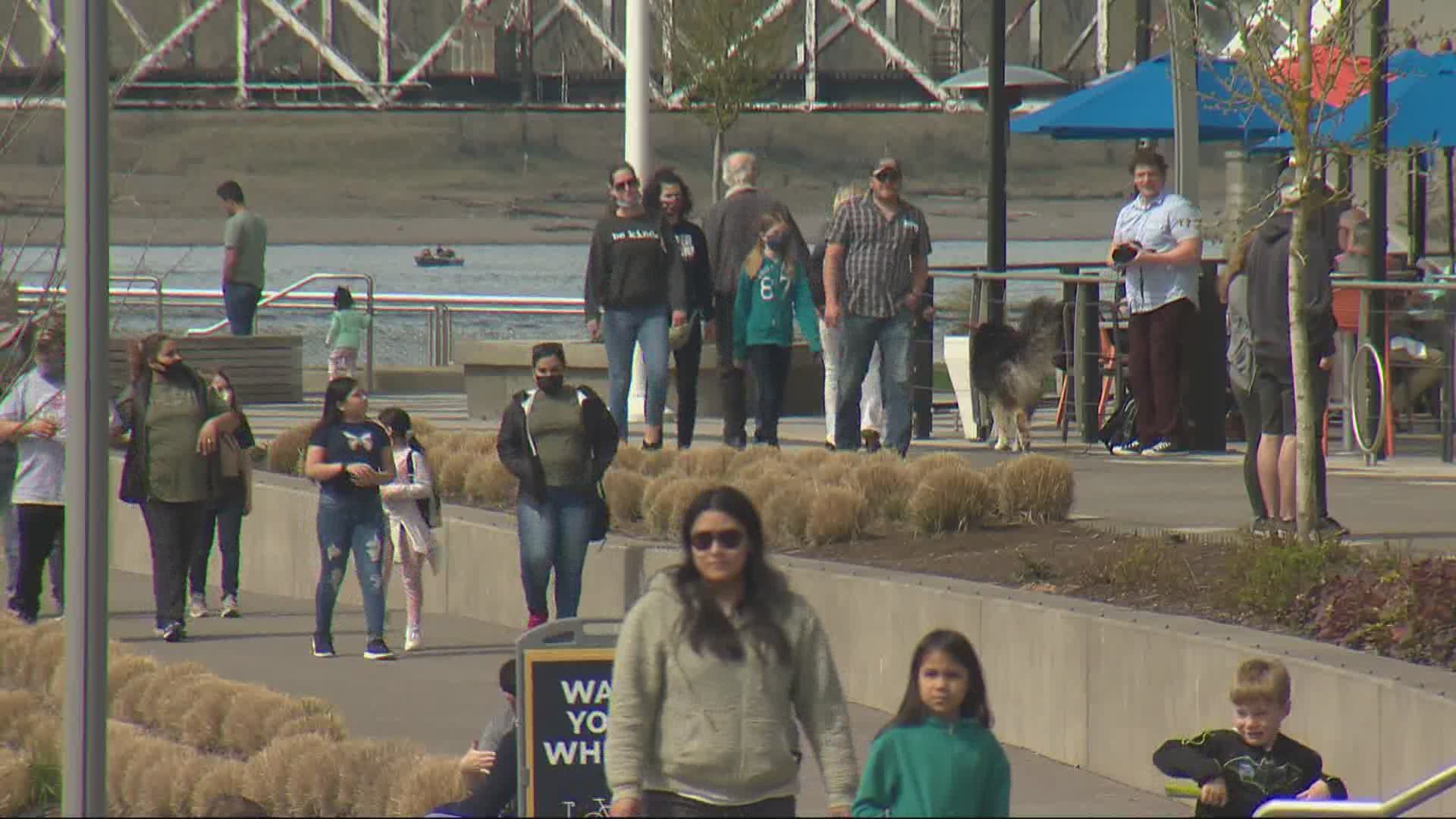 The spread of COVID-19 is slowing down in Clark County, Washington. As Tim Gordon reports, health officials are still asking people to get vaccinated.