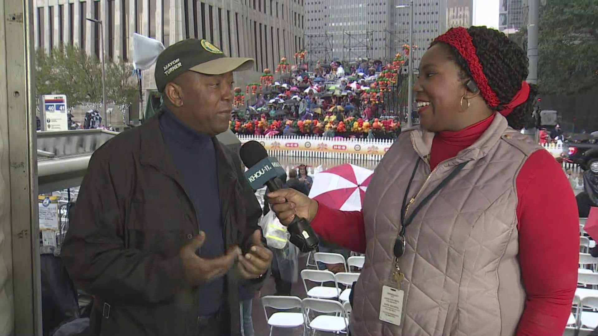 Rain or shine, the parade is happening, says Houston Mayor Sylvester Turner.