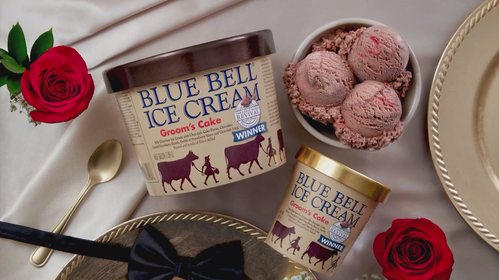 Blue Bell’s Groom’s Cake Ice Cream returns May 1 — and yes, fans helped bring it back.