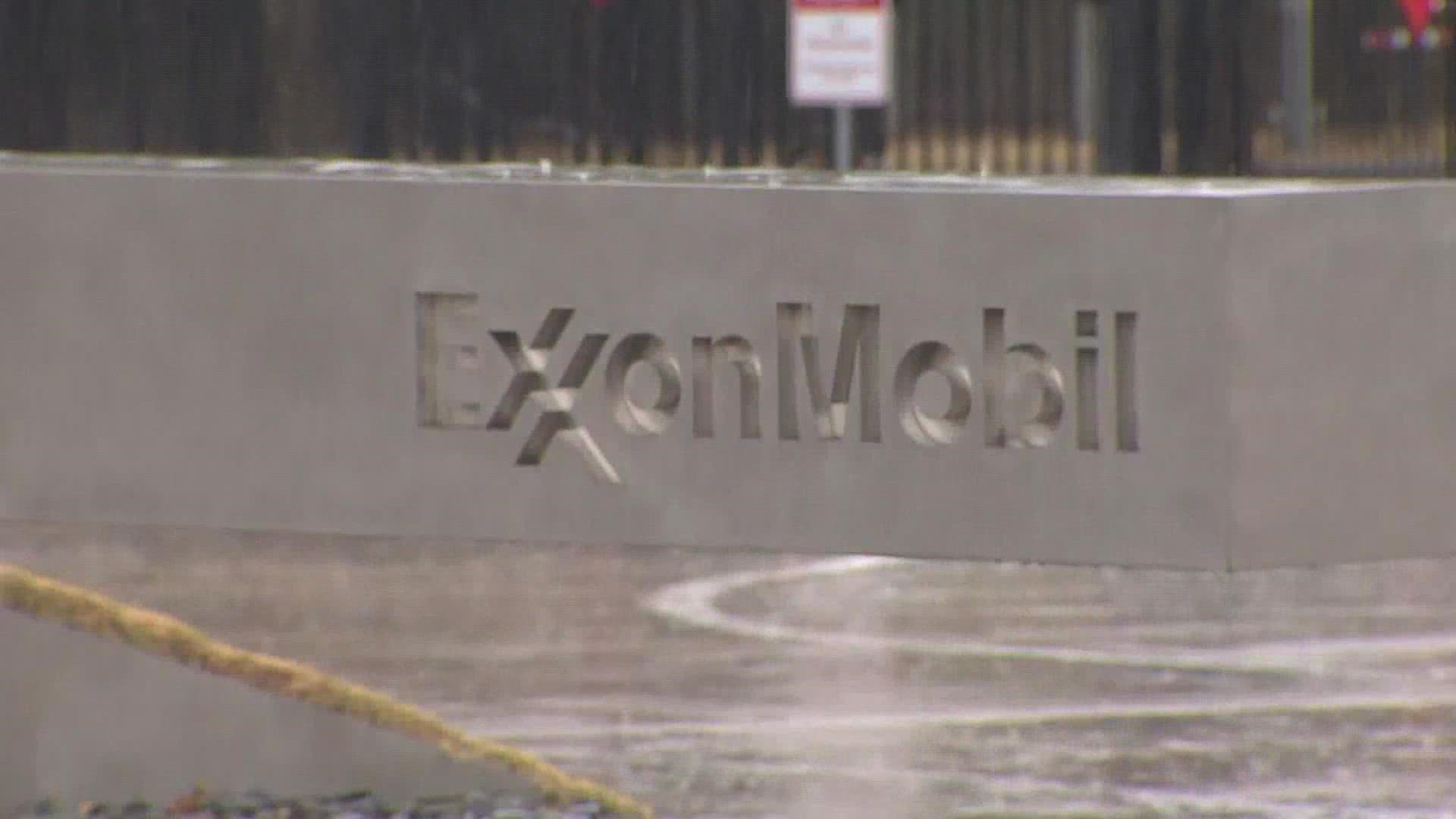 ExxonMobil says the move from Irving to the Houston area will be completed mid-year 2023.