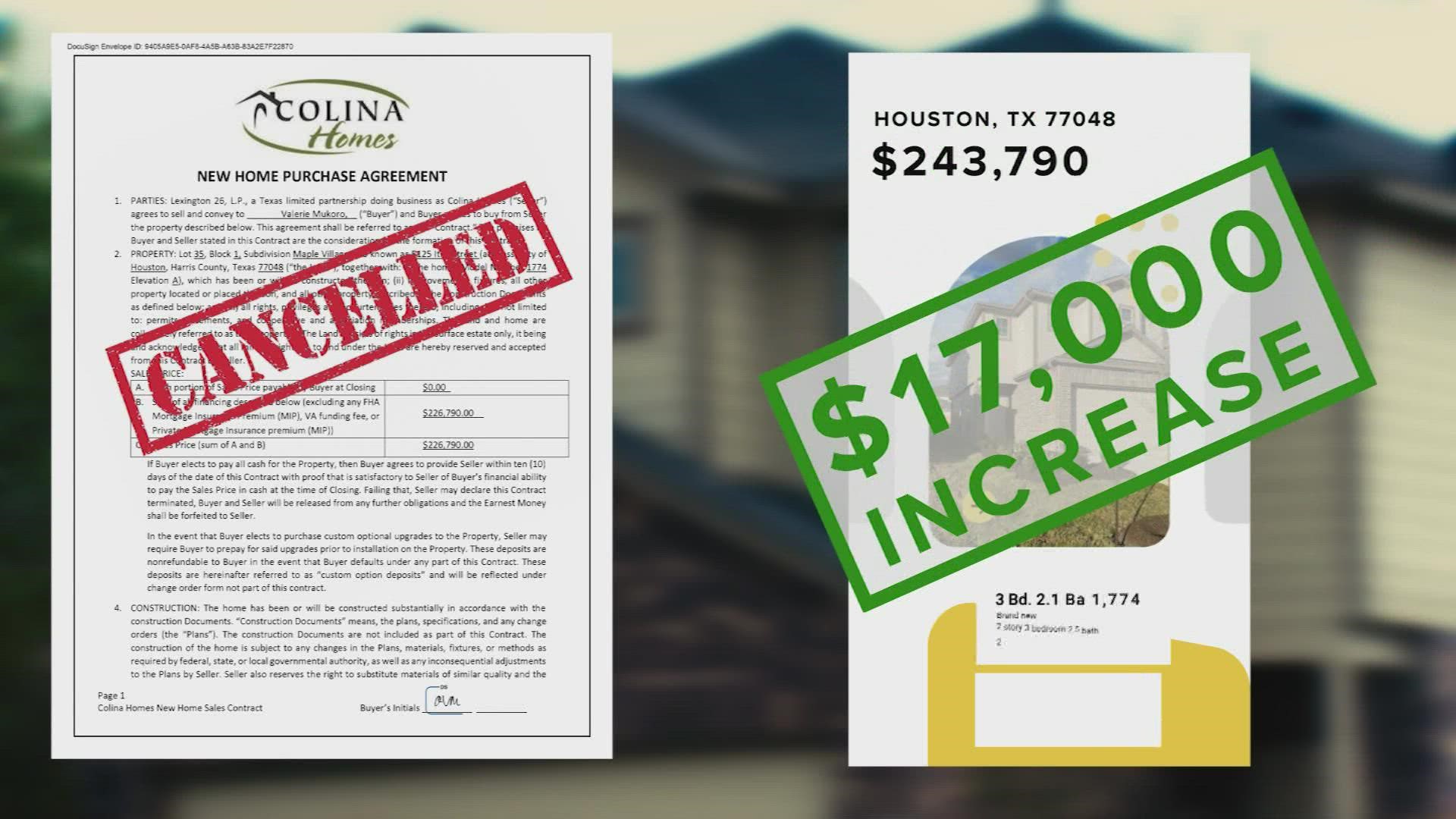 The dream to own a new home is getting shattered for some would-be homebuyers in Houston’s hot real estate market.