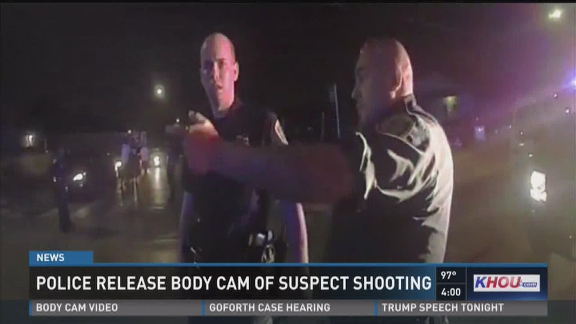 The Houston Police Department released graphic body cam video Thursday of a deadly officer-involved shooting in southeast Houston earlier this month. Two officers were on routine patrol on July 9 when they spotted Alva Brazile with a gun in the middle of 