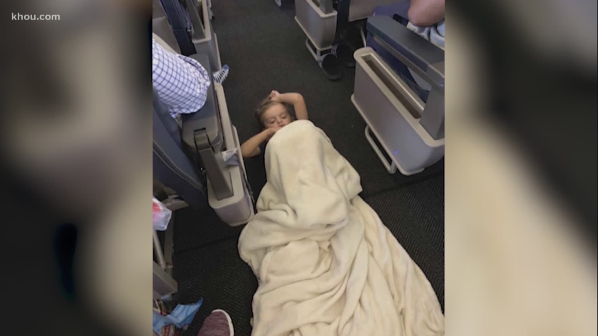 A Cypress mother and her son who has autism was showered with kindness on their flight home after the 4-year-old had a meltdown on the plane.