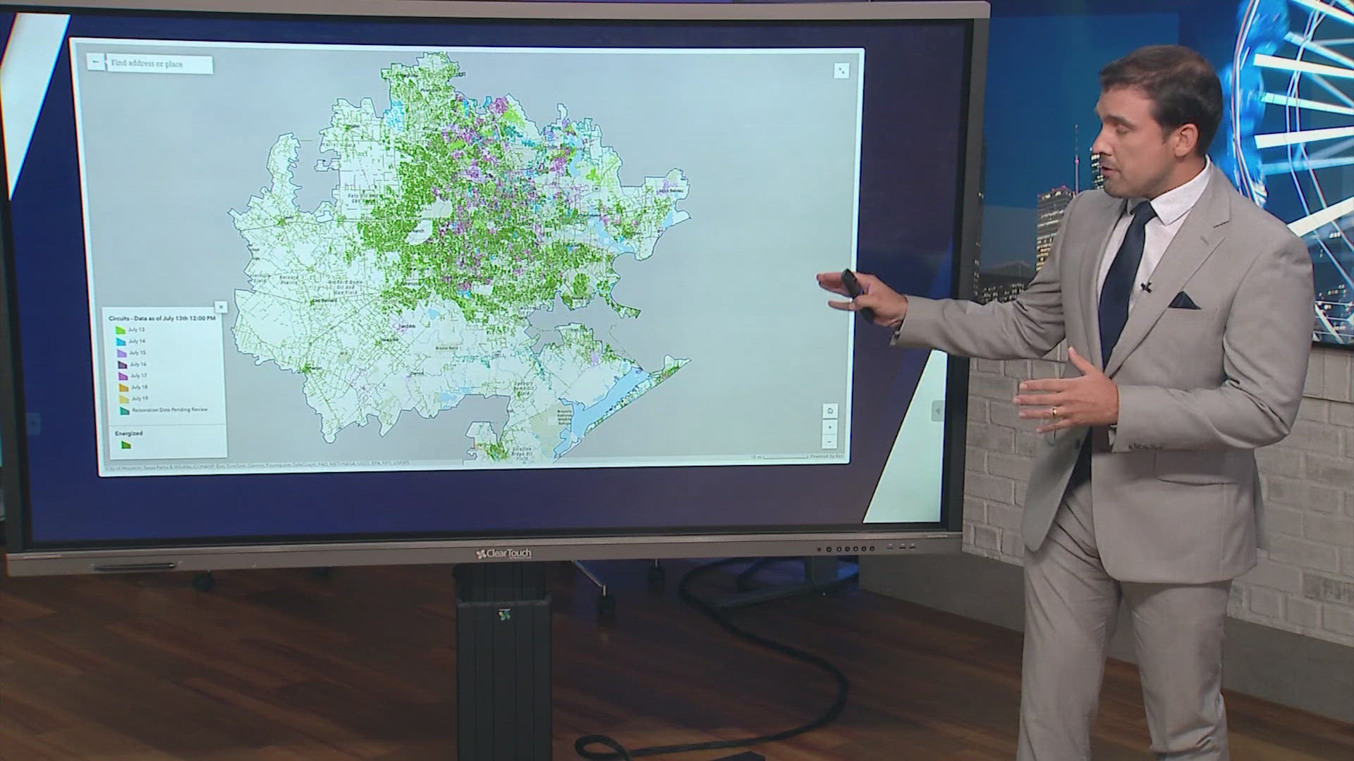 Here's what CenterPoint is telling us about their outage map.