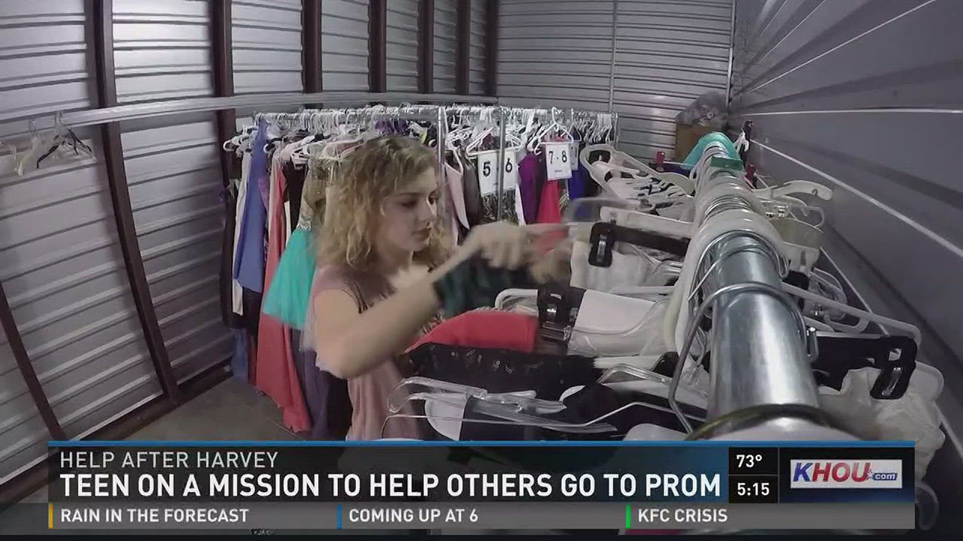 One teen's mission to find homecoming dresses for Harvey victims has become a non-stop act of kindness to help any girl or boy in need to get what they need ahead of prom.
