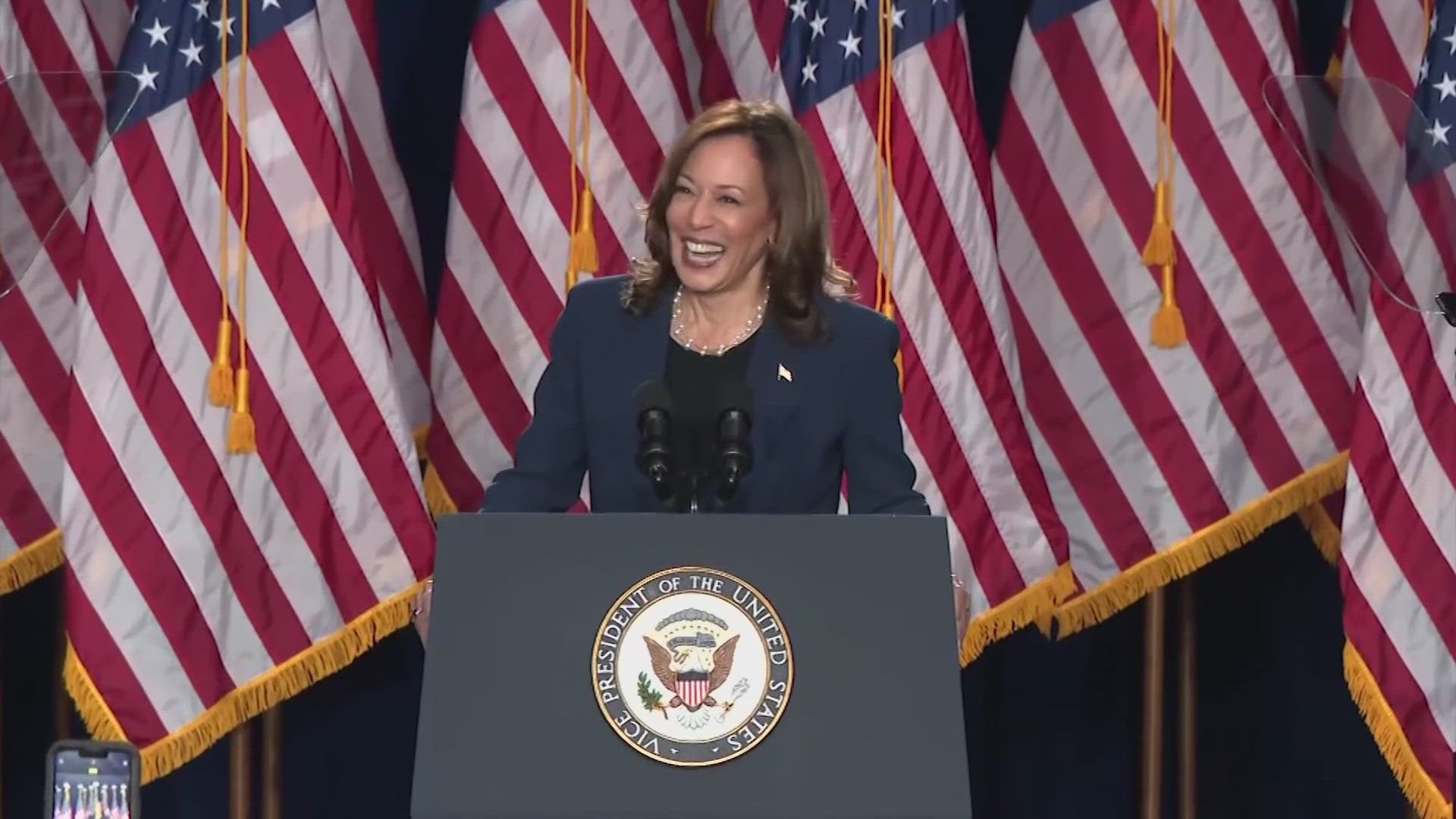 The White House confirmed Vice President Kamala Harris will deliver a keynote speech at the American Federation of Teachers Convention at George R. Brown Thursday.