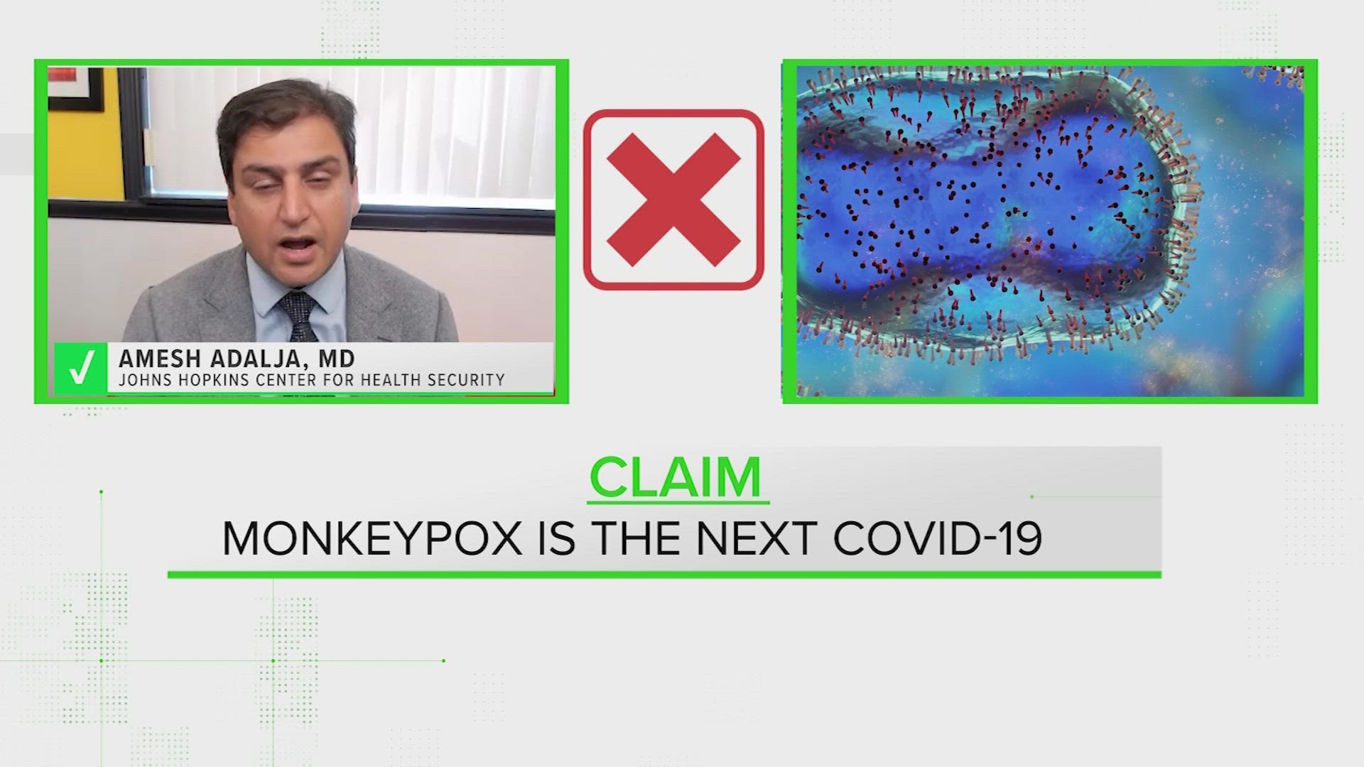 Dr. Amesh Adalja, senior scholar at Johns Hopkins Center for Health Security, answers questions about the monkeypox.