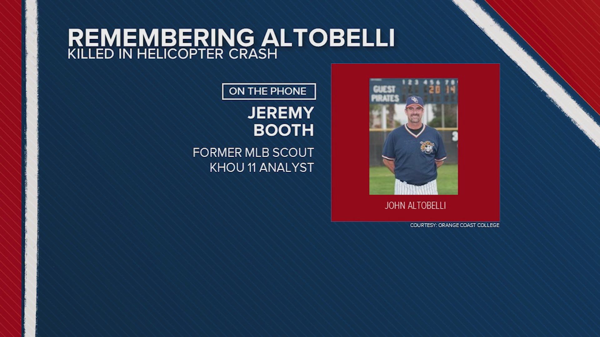 John Altobelli, Orange Coast College baseball coach, killed in Kobe Bryant  helicopter crash