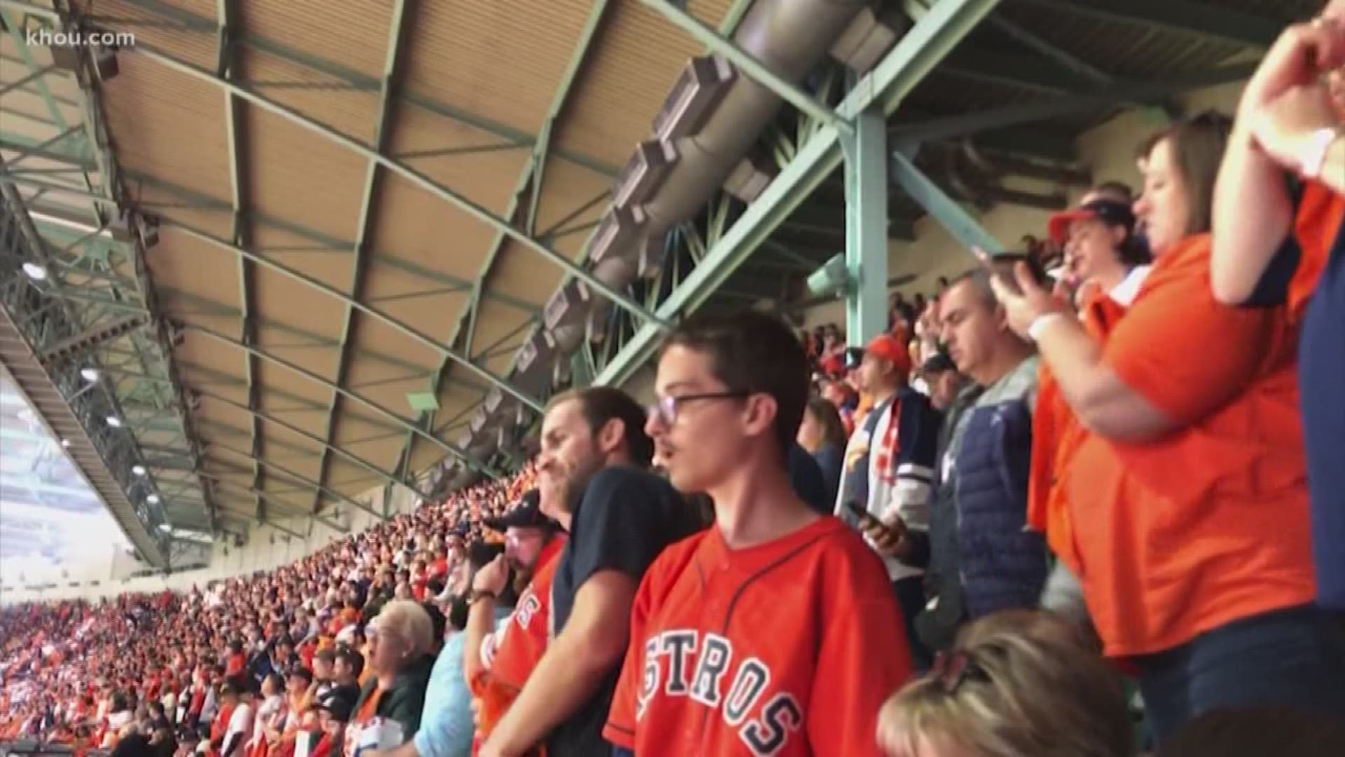 Houston's baseball fans were named some of the best in the country.