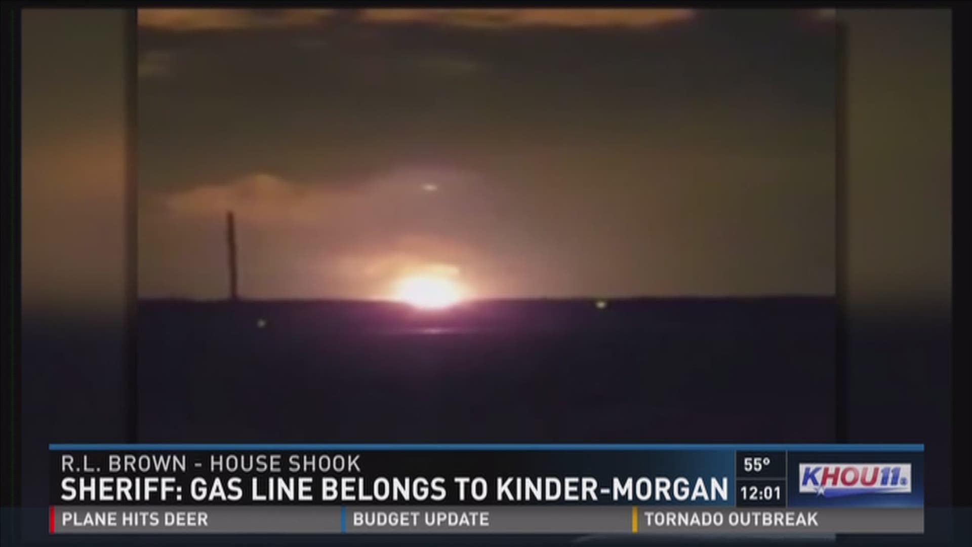 A natural gas pipeline explosion and fire in Refugio shook homes up to 60 miles away early Wednesday morning. The flames from the explosion shot more than 200 feet into the air and could be seen from miles around. "The area was lit up as if it were daylig