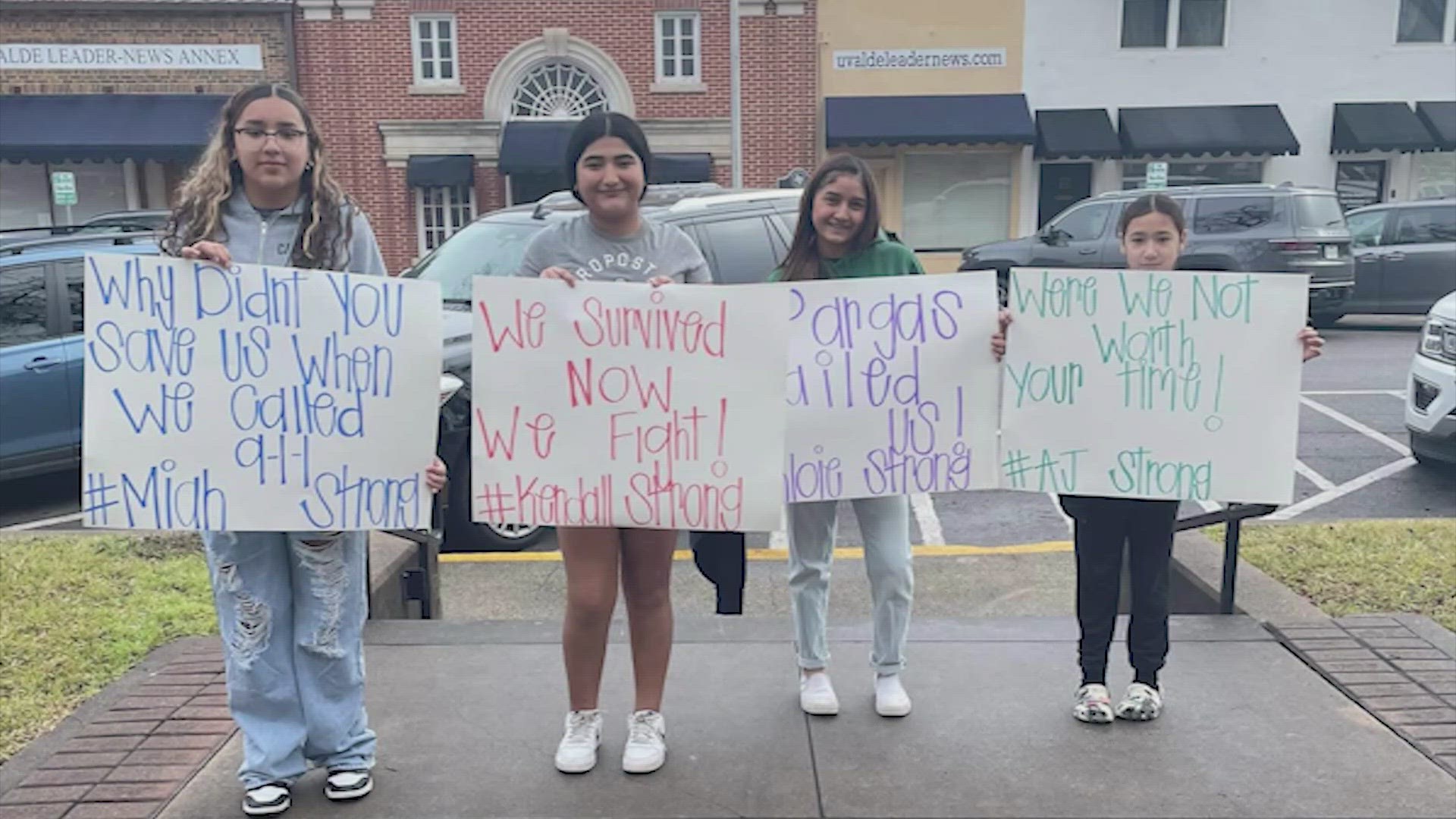 Photos of Uvalde school shooting survivors calling for change | kvue.com