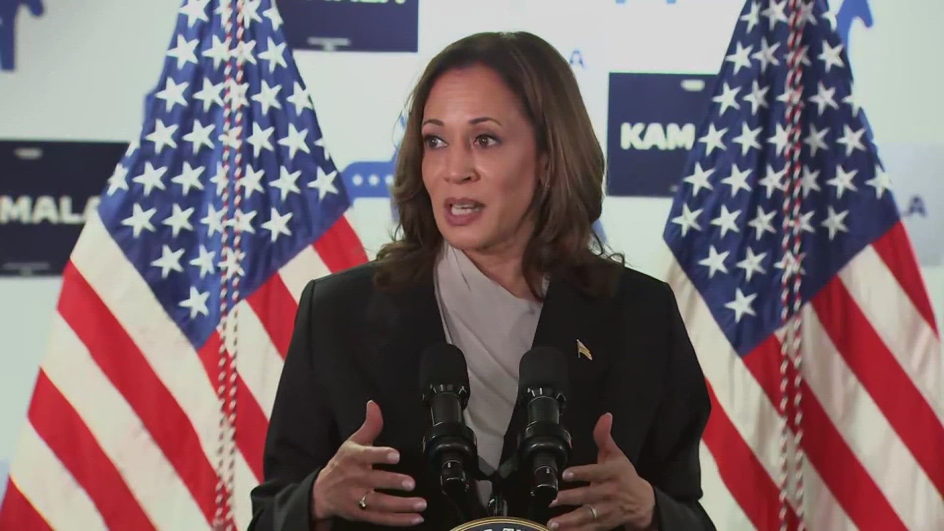 On Tuesday, Vice President Kamala Harris will hit the campaign trail for the first time as a 2024 presidential candidate. She'll be heading to Wisconsin.