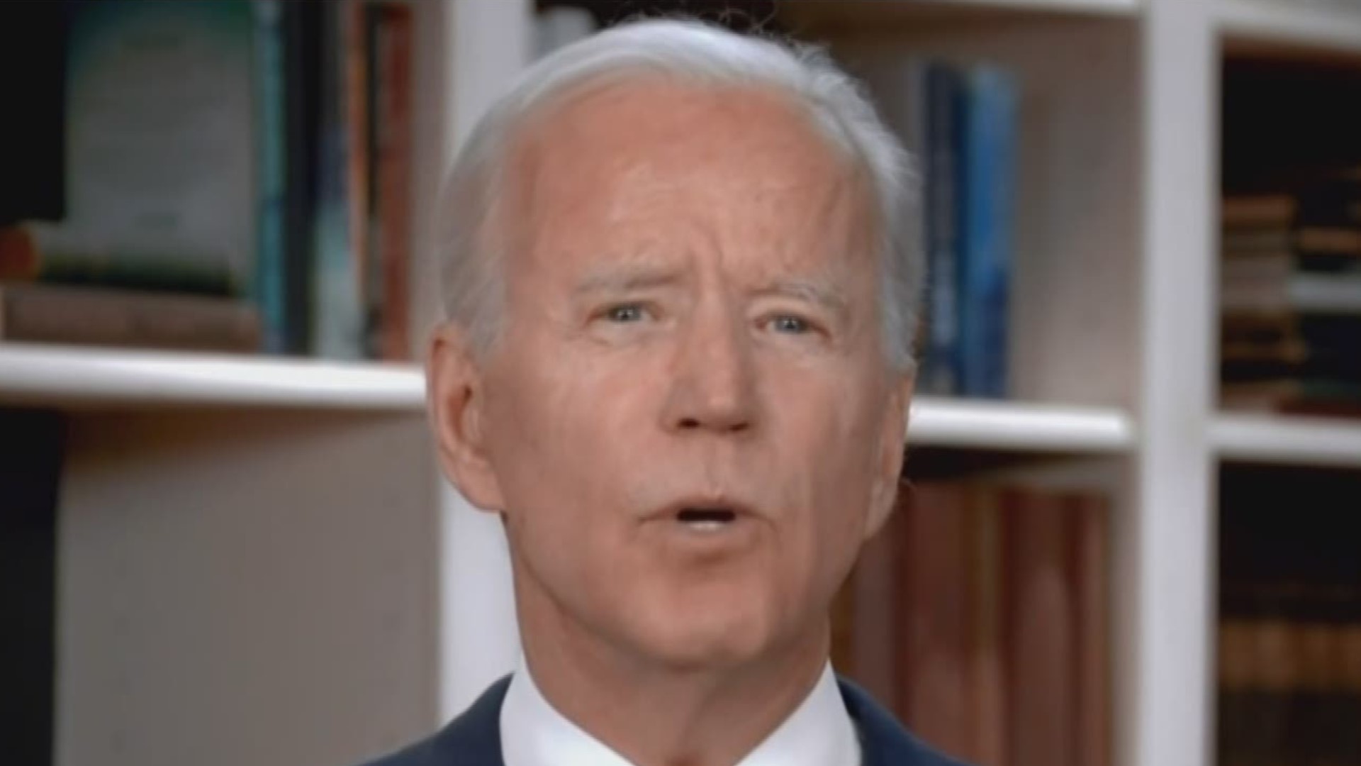 Former Vice President Job Biden left a video message that was played at George Floyd's funeral on Tuesday.