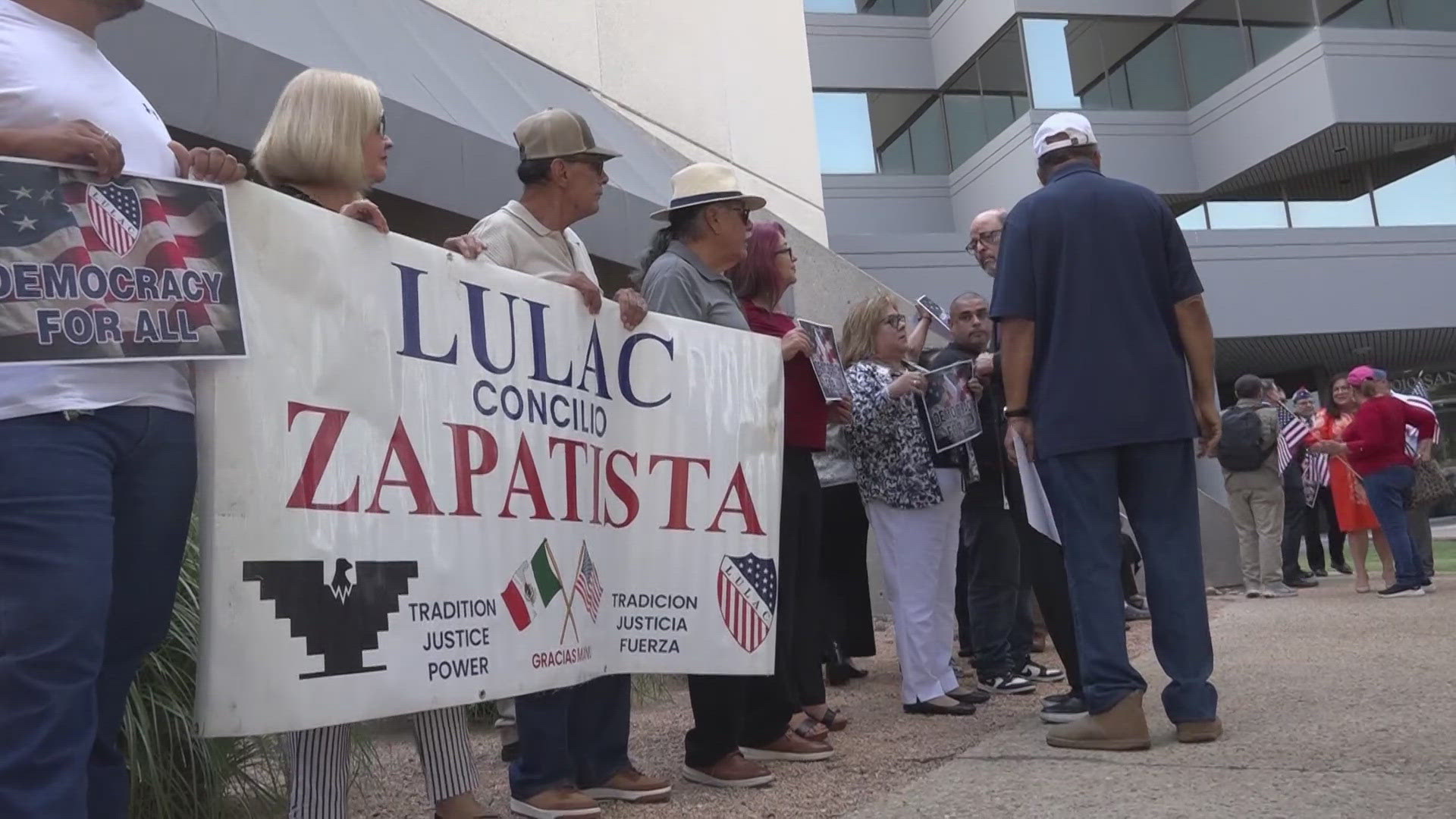 LULAC said the raids were called for by Texas Attorney General Ken Paxton's office.