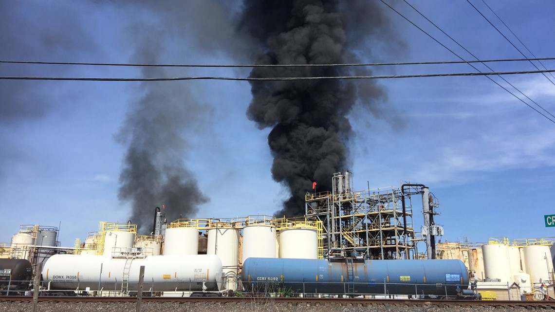 Crosby chemical plant explosion: One dead; shelter in 