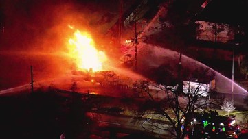7 injured in gas line explosion, fire in northwest Harris County