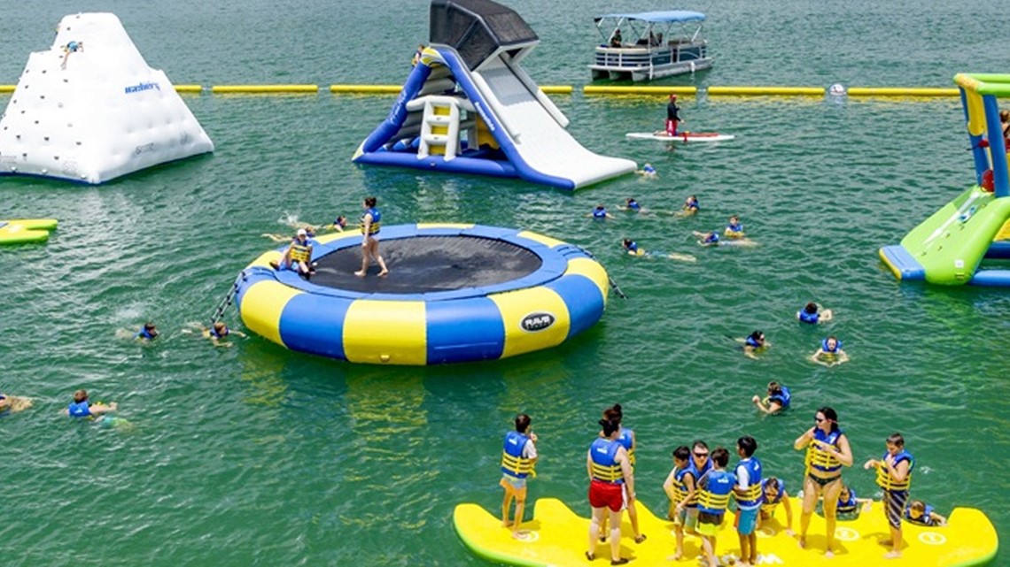 lake las vegas inflatable water park