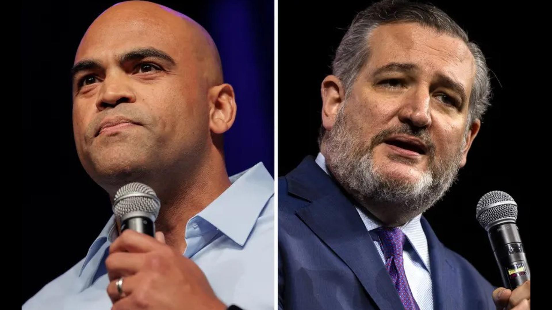 Incumbent U.S. Sen. Ted Cruz and challenger Colin Allred will face off in their first, and possibly only, debate on Oct. 15.