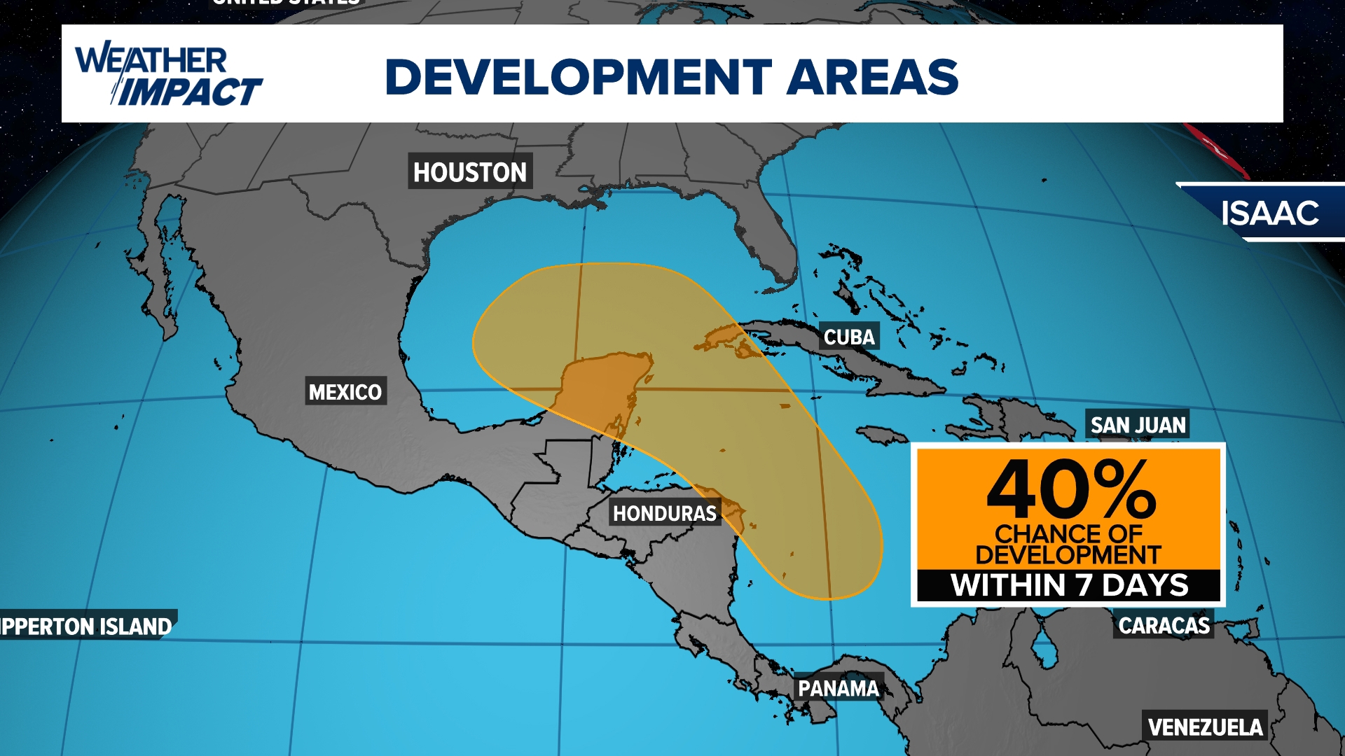 It's the same area where Hurricane Helene formed, so we'll need to keep an eye on it. Watch KHOU 11 News and download the KHOU 11 News app.