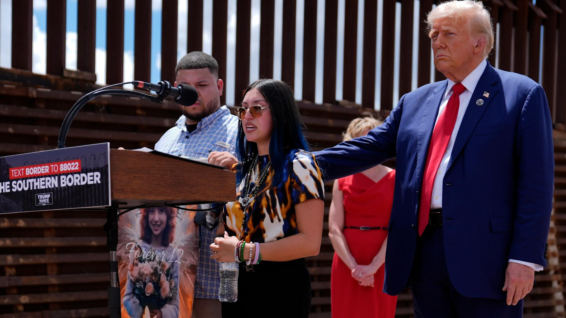 Jocelyn Nungaray's mother joins Trump at Texas-Mexico border | kvue.com