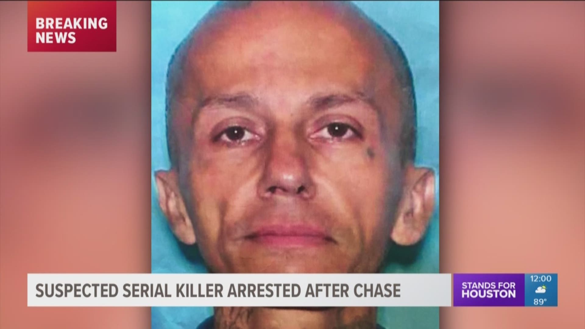 Accused serial killer Jose Gilberto Rodriguez, 46, was arrested following a chase in northwest Harris County Tuesday morning.