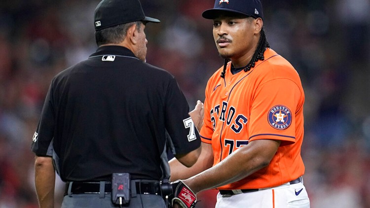 No more rock the baby: New MLB rule means Astros pitcher Luis Garcia can't use unique windup
