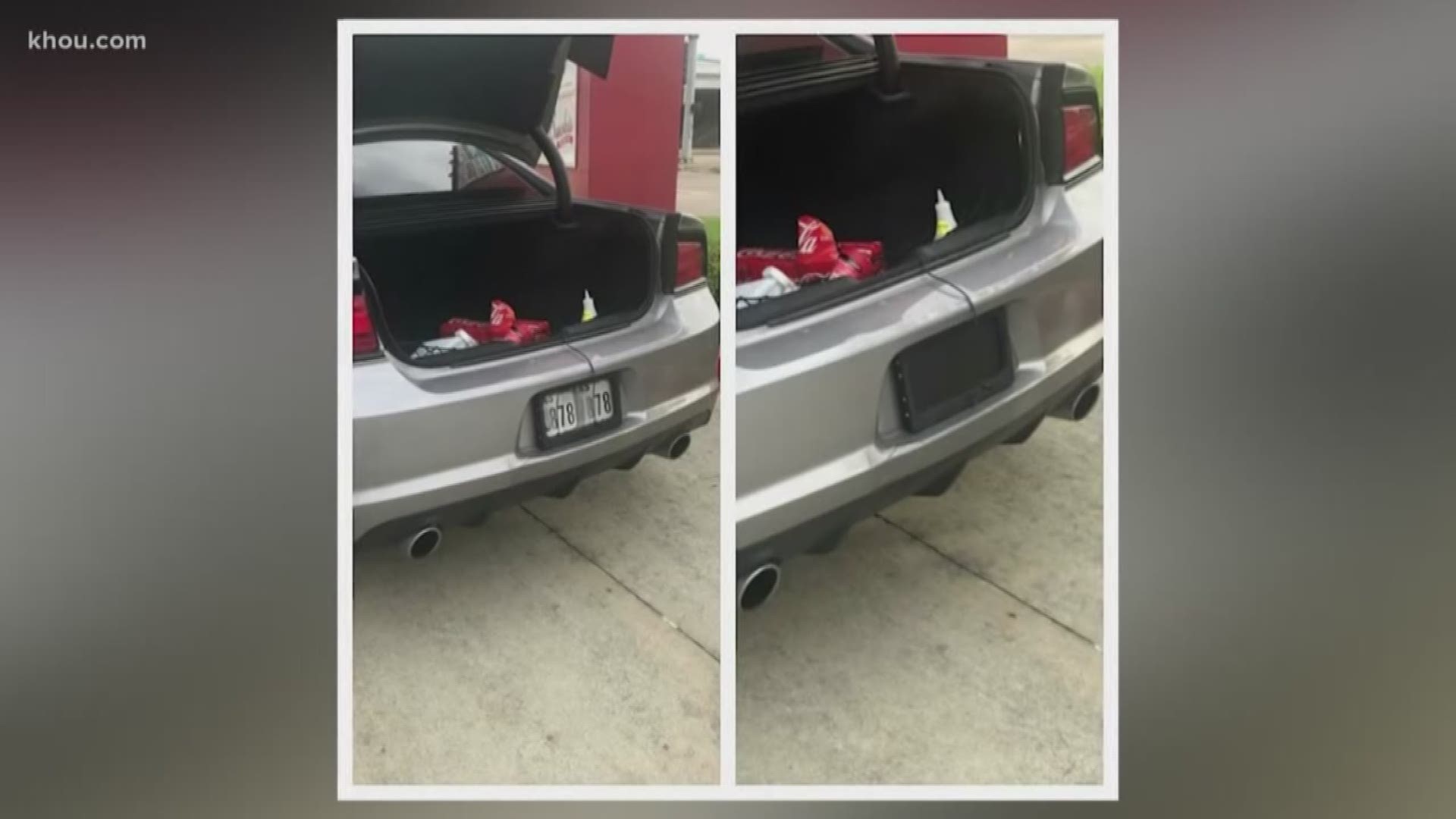 A Houston-area man was arrested after deputy constables say he was avoiding paying tolls by using a device that flips and conceals his license plate.
