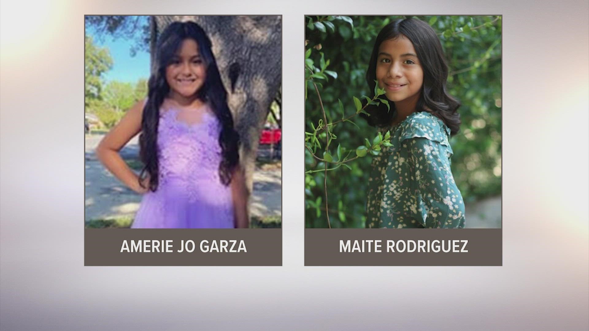 Ameria Jo Garza and Maite Rodriguez were laid to rest on Tuesday, one week after the deadliest school shooting in Texas history.