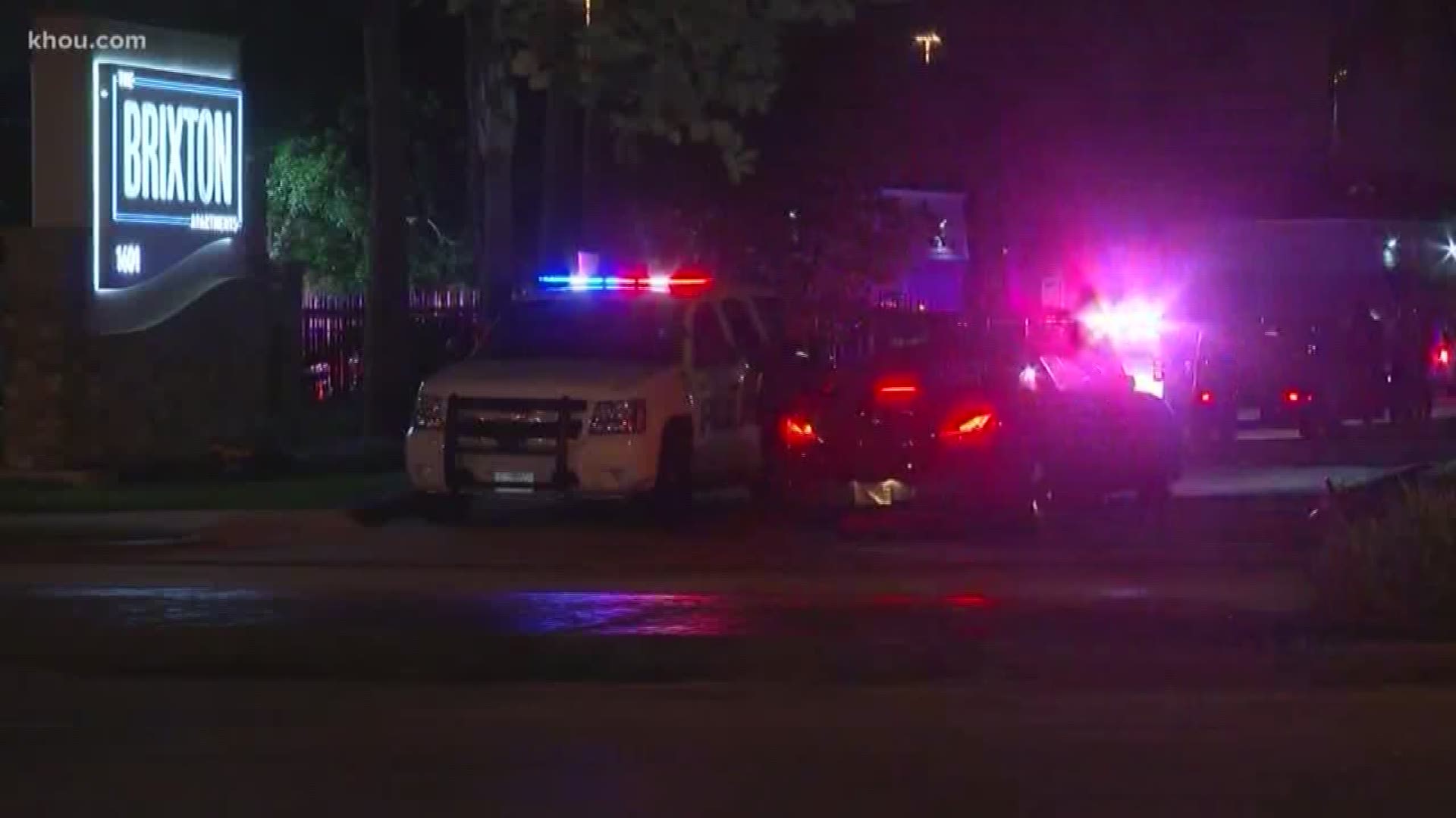 An officer fatally shot a woman as he attempted to arrest her at an apartment complex in Baytown late Monday, police said.