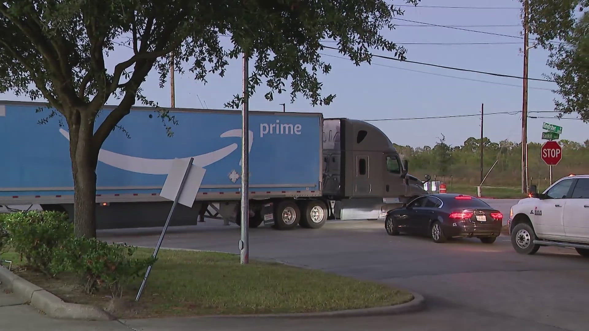 The Timberwood neighborhood in Humble sits right next to where the trucks arrive.