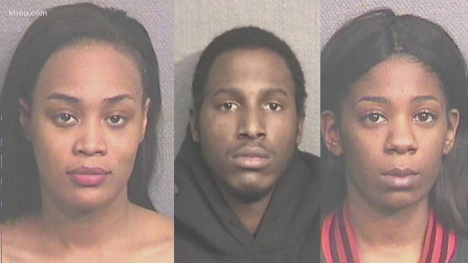 Three suspects were arrested Tuesday after police rescued a woman allegedly forced into prostitution.