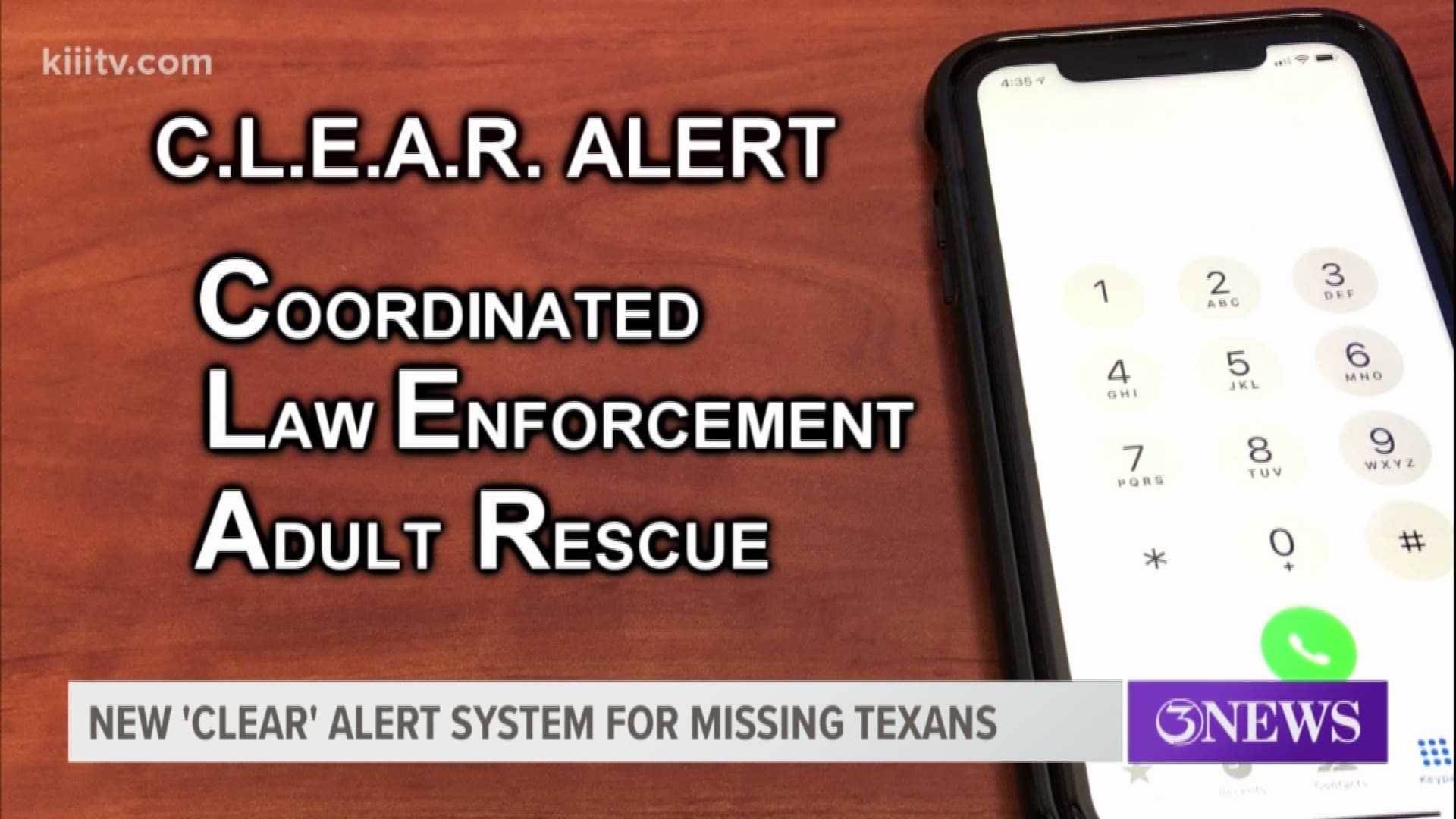 Starting this fall there will be a new type of alert system for missing Texans. Governor Greg Abbott signing House Bill 1769 into law this past May, but unlike an Amber Alert for children or a Silver Alert for senior citizens, the new alert focuses on adults 18-65 years of age.