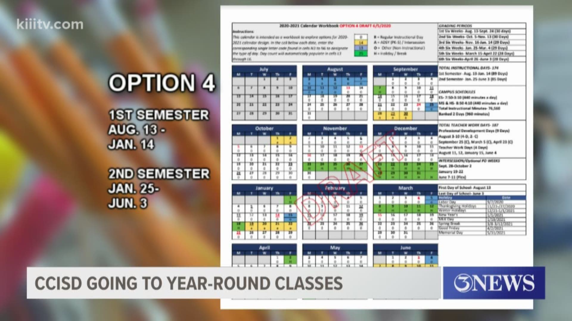 Votes To Designate District As Year Round School System Adopts New Calendar Kvue Com. tex...