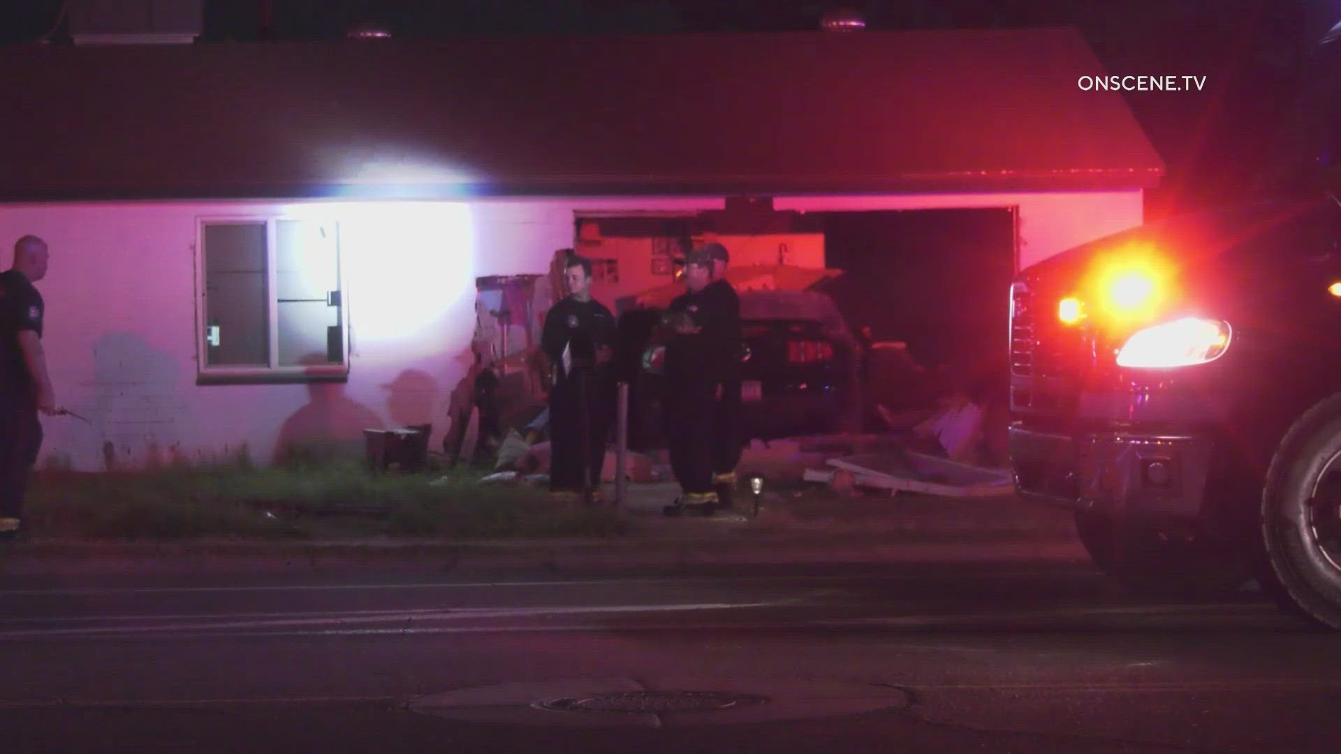 The driver of the car was arrested and believed to be impaired, according to Phoenix Police.