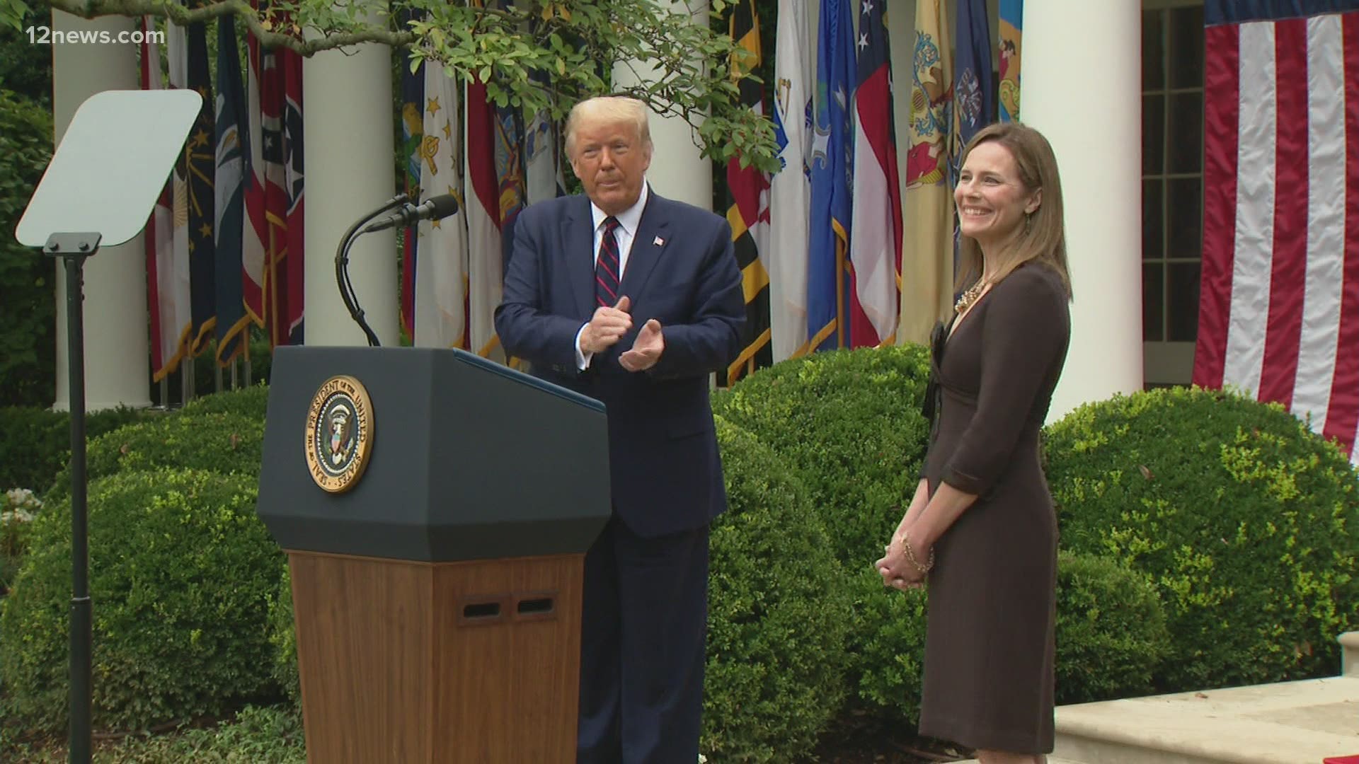 President Trump has officially nominated Justice Amy Coney Barrett to fill the seat left vacant by Ruth Bader Ginsberg.